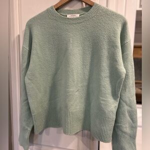 & Other Stories Light Mint Crewneck Sweater